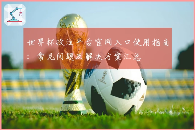 世界杯投注平台官网入口使用指南：常见问题及解决方案汇总