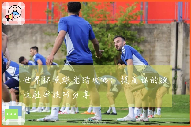 世界杯滚球竞猜攻略：提高你的投注胜率技巧分享